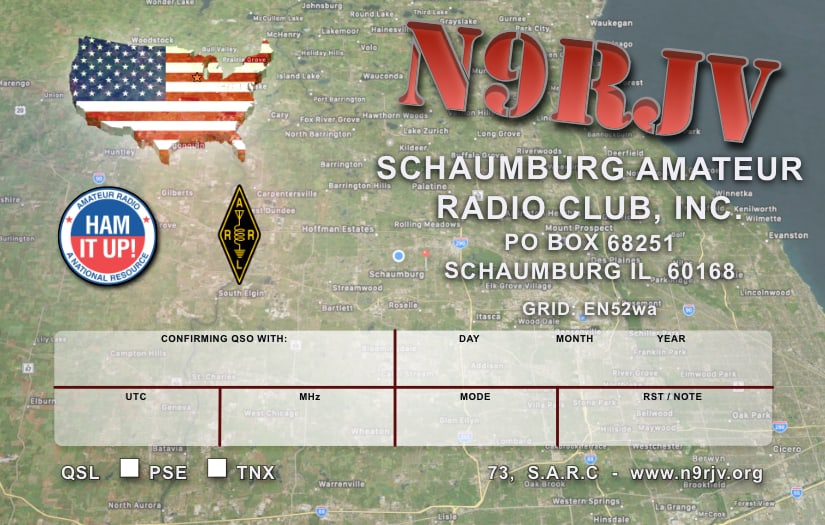 N9ijs Custom Qsl Card Design For Ham Radio